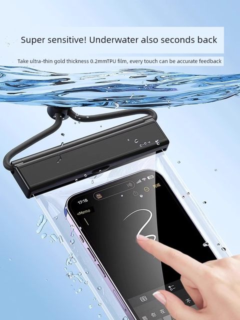 Mobile phone waterproof bag touch screen swimming takeaway special rider seaside drifting seal photo diving cover storage bag