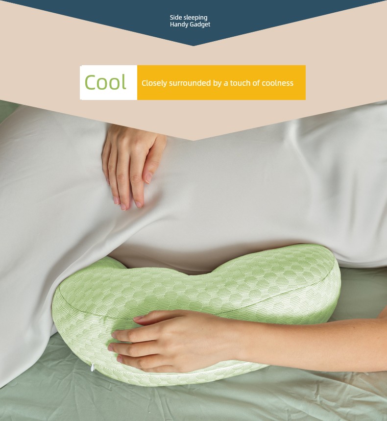 Summer Cool Removable and Washable Pregnancy Pillow Refreshing Non-Stick Pregnant Women Side Sleeping Belly Support Waist Cushion Sleep during Pregnancy — 4