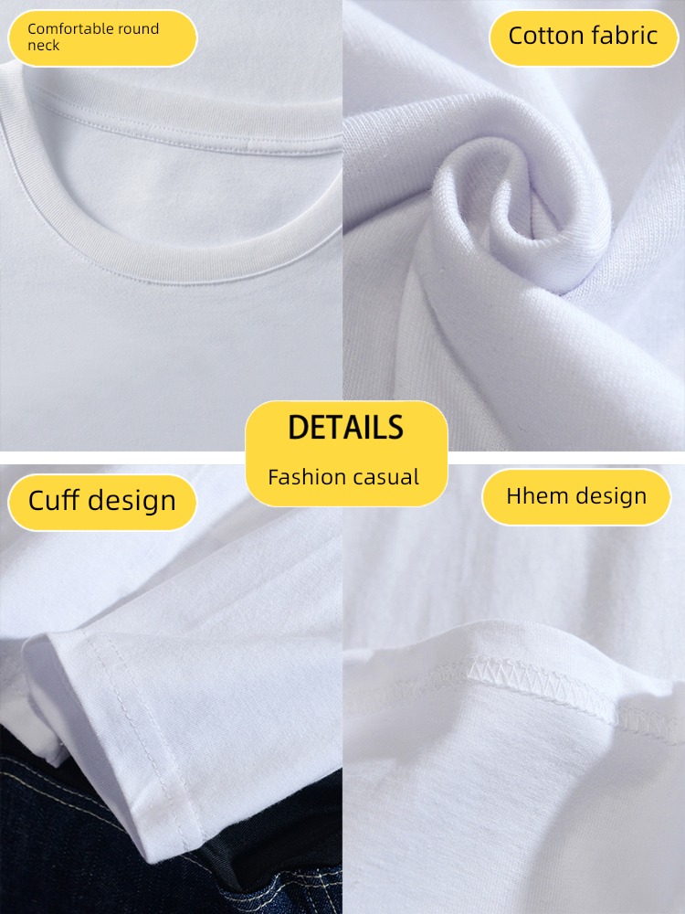 NGGGN man pure cotton easy Sweater Long sleeve T-shirt