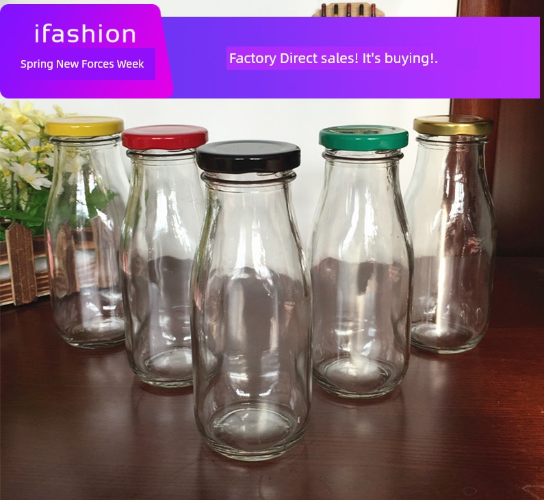 Dedicated Iron Cover for Glass Bottle Sealed Food Grade Milk