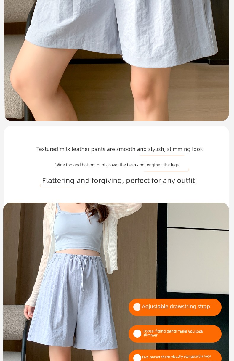 Shorts for Pregnant Women Summer Thin Outwear No Belly Support Not Tight Belly Nougat Pastry Pants Loose Casual Leggings Summer Wear — 2