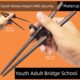 Large chopsticks big children adult corrector children learning chopstick correction training assist elderly people left hand chopsticks adults