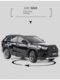 Simulation JKM 1/32 Toyota RAV4 Rongfang alloy car model sound and light steering shock absorption model boy toy car