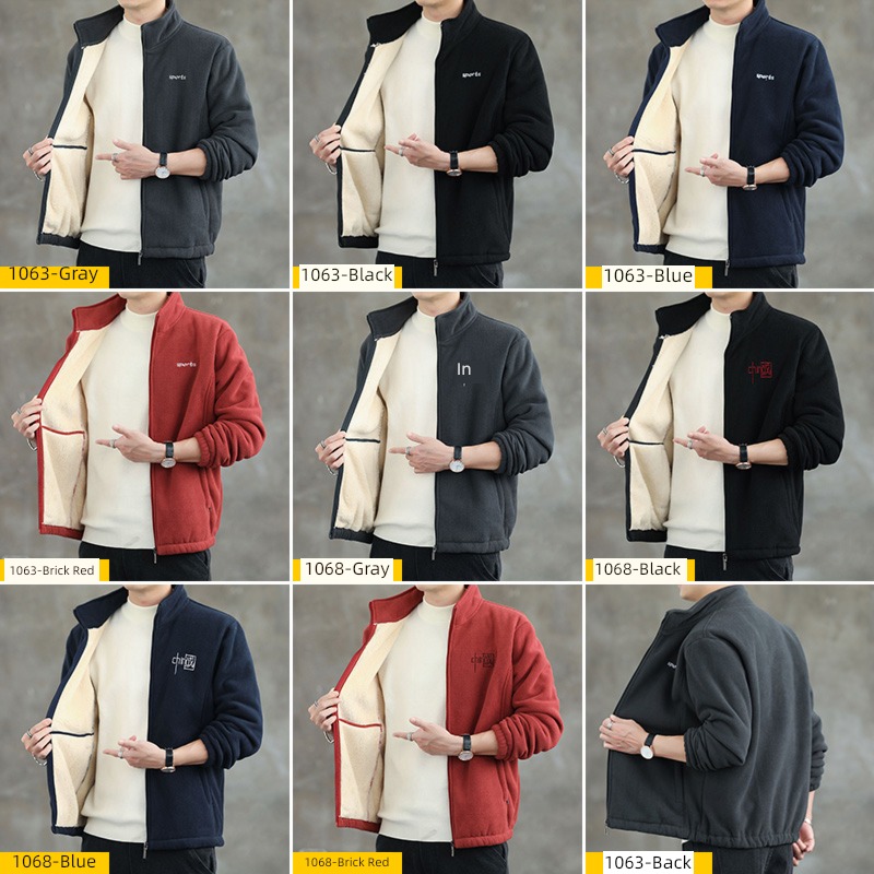 NGGGN Lamb cashmere Autumn and winter Cardigan leisure time Sweater