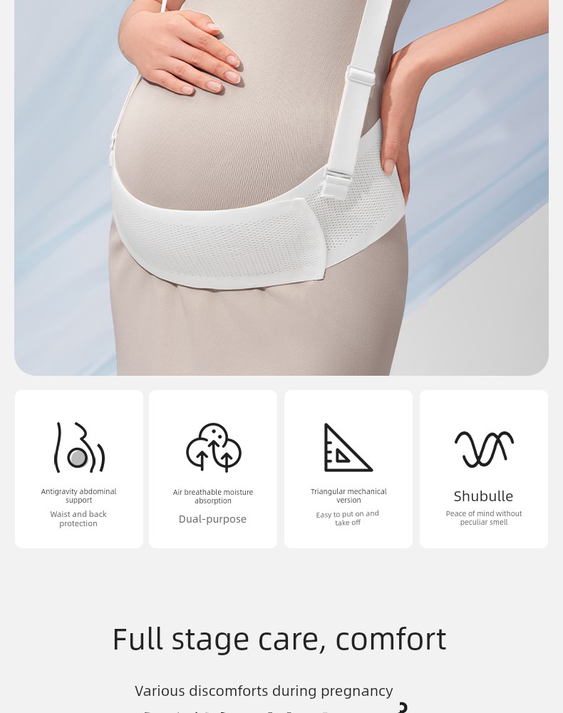 October Crystalline Late Pregnancy Multi-Functional Minimalist Abdominal Belt — 5