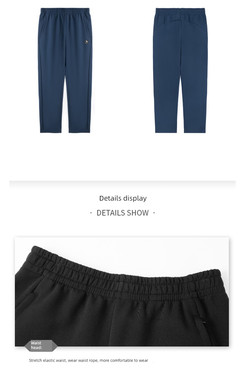 Plush keep warm easy Straight cylinder leisure time Sports pants