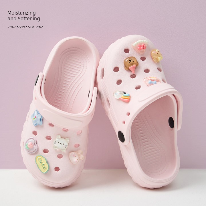 Children's Croc Shoes for Girls 2026 New Summer Outdoor Sandals for Older Kids Non-Slip Eva Girls' Slippers Comfortable — 3