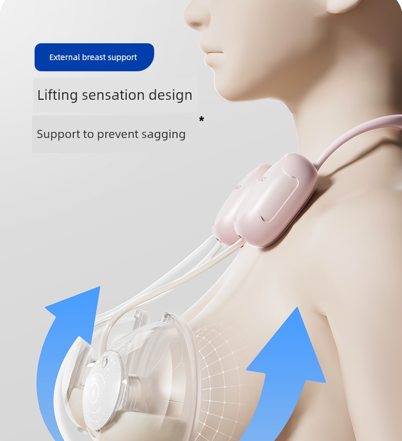 Bebebao Hands-Free Double-Sided Electric Breast Pump Fully Automatic Single-Sided Portable Breast Pump Neck-Hanging Type — 8