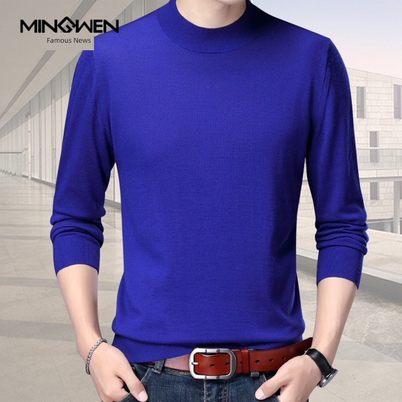 Thin money Worsted Middle collar trend easy Big size sweater