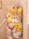 Doll storage bag transparent plush toy finishing artifact cloth doll zipper dustproof bag large capacity