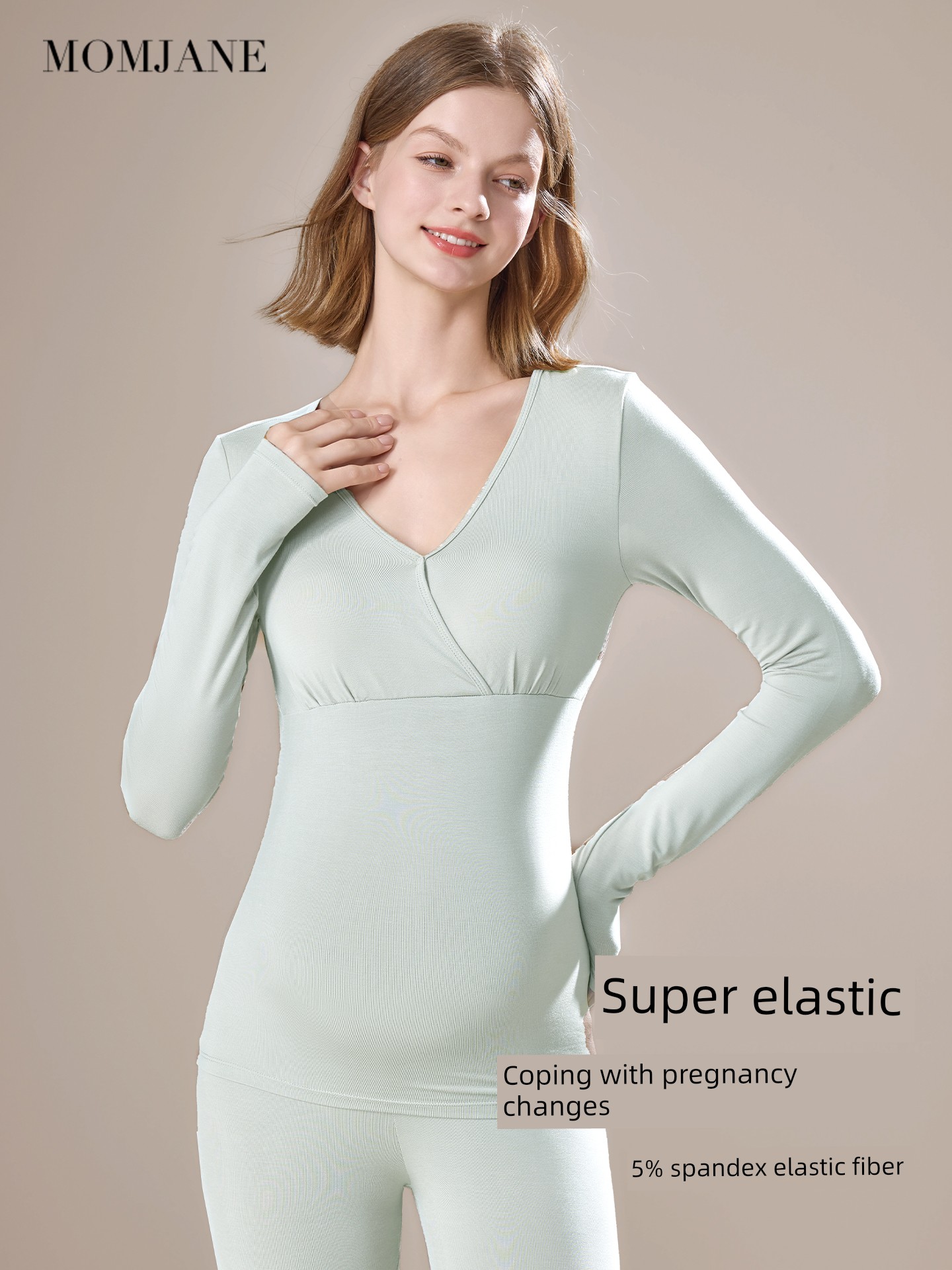 Modal Thermal Pure Cotton De Velvet Band Chest Pad Autumn Clothes — 2