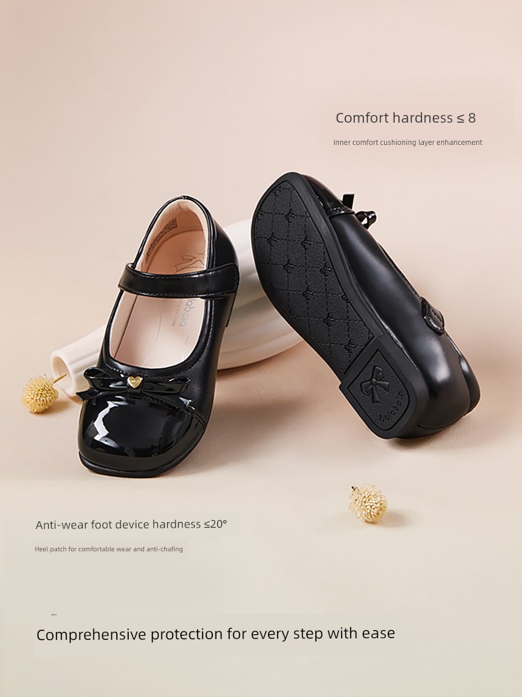 Balabala Children's Shoes Princess Sandals for Girls 2026 New Spring and Autumn Dress Shoes Performance Shoes