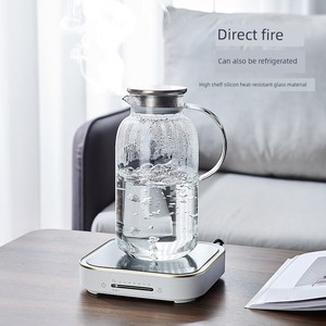 High-Temperature Resistant Large-Capacity Glass Cold Water Jug for Home Use, Refrigerator Cold Water Jug, Cold Brew Jug,