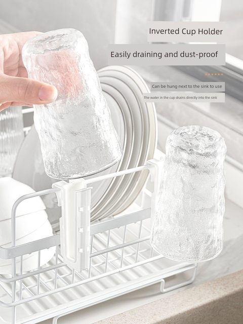 Japanese sink storage rack drain basket hanging kitchen small items storage rack cup drain storage rack 5276