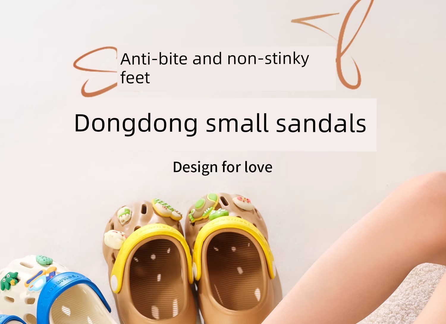 Kechao Children's Clogs for Boys and Girls, Summer Closed-Toe Sandals for Babies, Non-Slip Indoor Bath Slippers for Infants and Toddlers — 2