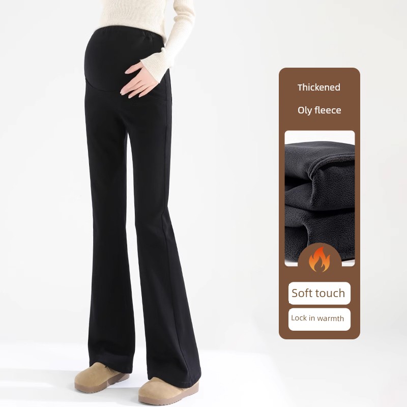 Maternity Jeans for Autumn, Flared Pants, 2026 New Style, Long Pants, Wide-Leg Pants, Belly Support, Slimming, Flared Pants for Women — 1