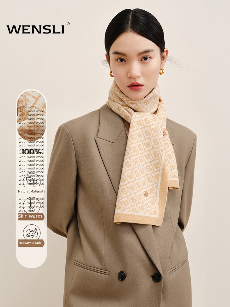 Everything goes well Autumn and winter female mom Versatile Gift box scarf