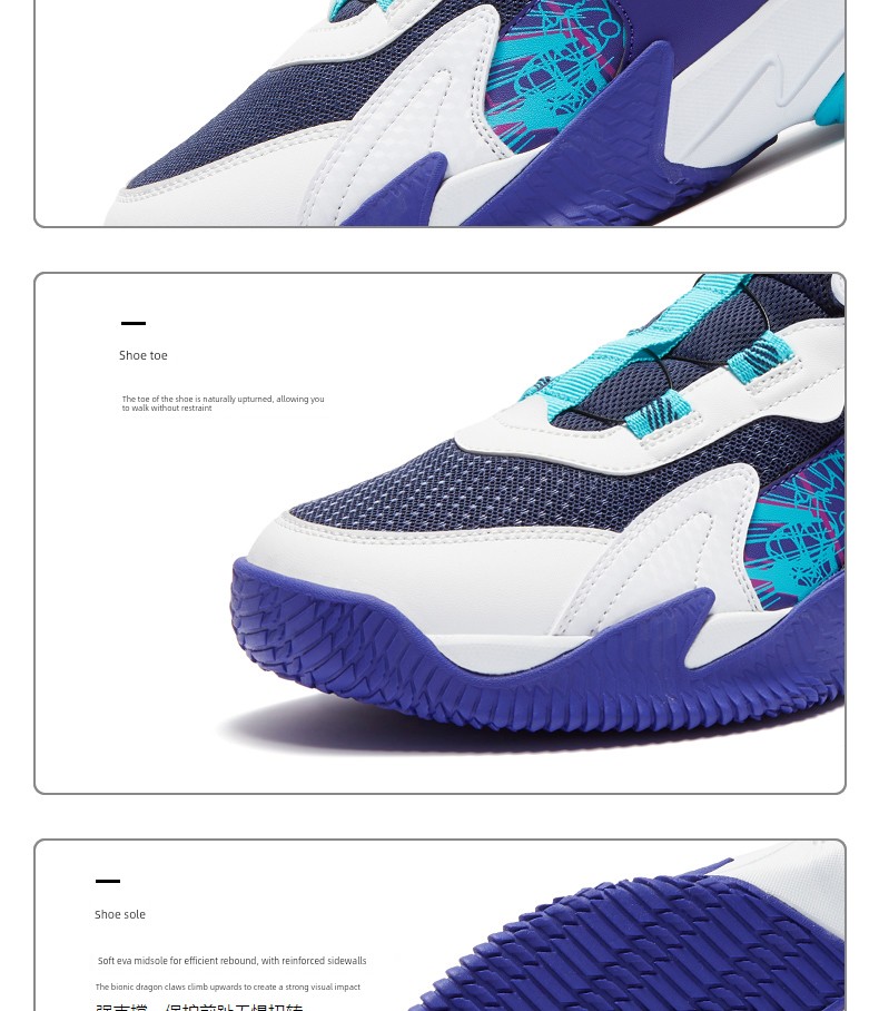 Brave Warrior | 361 Degrees Kidsren's Shoes, Kidsren's Basketball Shoes, Boys' Sports Shoes, Youth Autum New Leather Boys' Shoes — 37