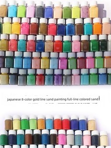 Bagged Cloisonne Cloisonne Enamel Gold Sand Painting Colored Sand High Imitation Glaze Sand Painting Golden Silk Paintin