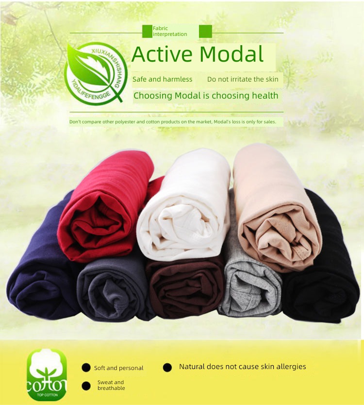 modal  Self-cultivation Long sleeve spring and autumn Thin money Undershirt