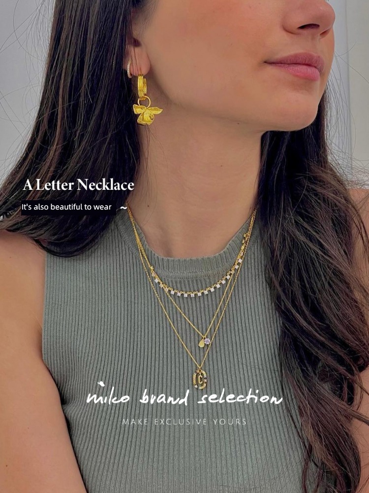PDPAOLA Spain female crystal gemstone Necklace