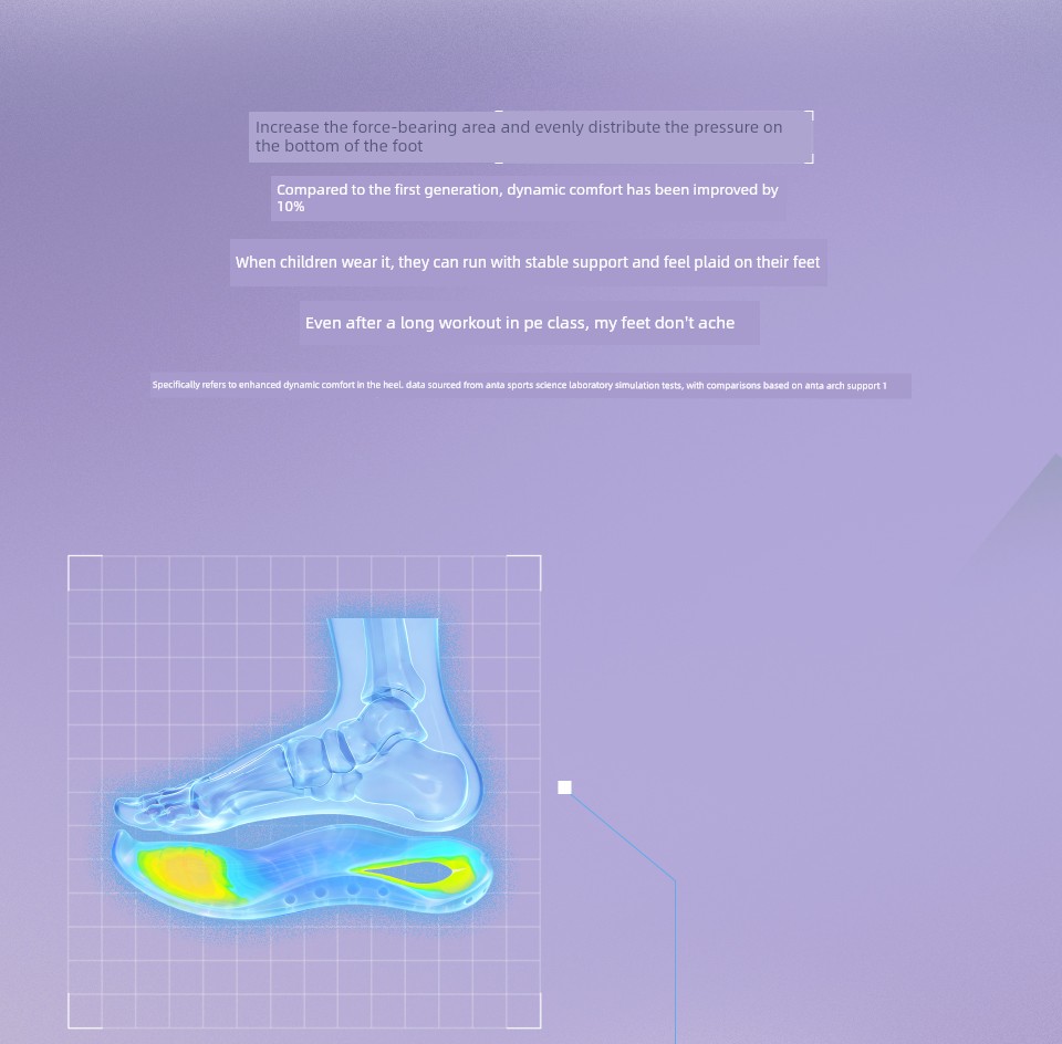 Anta Children's Foot Bridge Technology 2.0 Arch Development Running Shoes 2026 Autumn New Girls' Shoes Professional Sports Shoes — 7