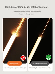 Ultra-Thin LED Light Strip Bare Board 220V Self-Adhesive Drive-Free Patch Soft Linear Light Bar 8mm Aluminum Groove Ceil