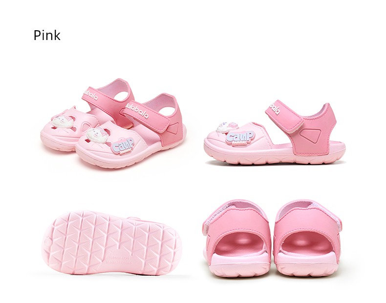 Balabala Kids Slippers Hole Shoes Summer Non-Slip Soft Bottom Baby Boy Girl Sandals Outdoor Sandals — 18