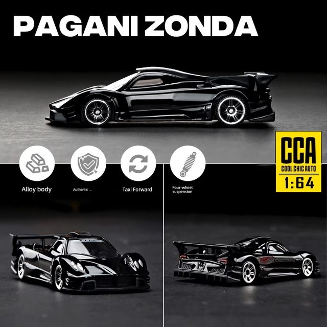 1 64 Color Perpe CCA car model Pagani Zong Ta Lamborghini sports car alloy small car mini toy car