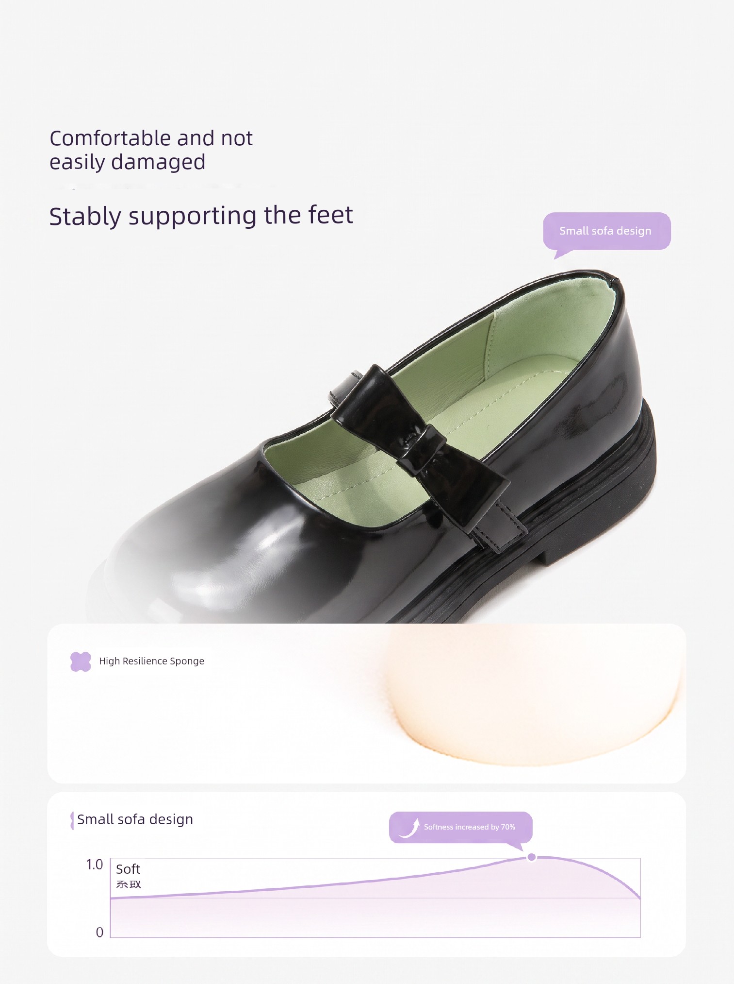 Black Leather Shoes for Girls, College Style, Suitable for Skirts, British Style, Versatile, Comfortable, Round Toe, 2026 New Model, Women's Summer Style — 2