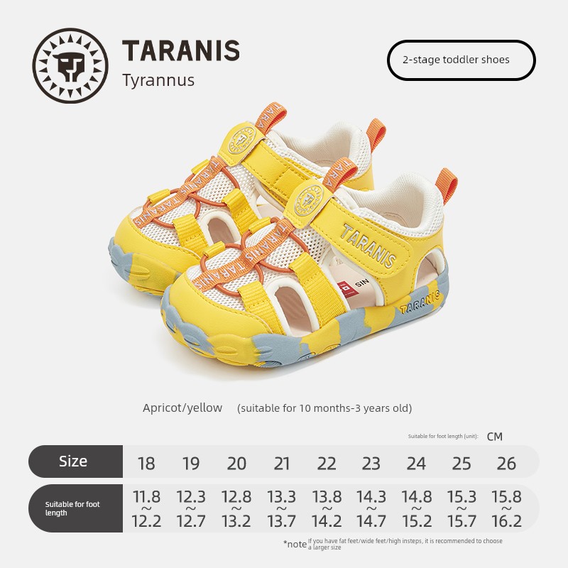 Tyrannis Summer New Cute Claw Series Toddler Sandals for Boys, Anti-Kick Functional Shoes, Breathable Girls' Shoes — 1