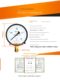Stork Mountain Y100 high-quality pressure gauge Water pressure gauge Gas pressure gauge 1.6/2.5mpa vacuum gauge -0.1-0 negative pressure Heshan