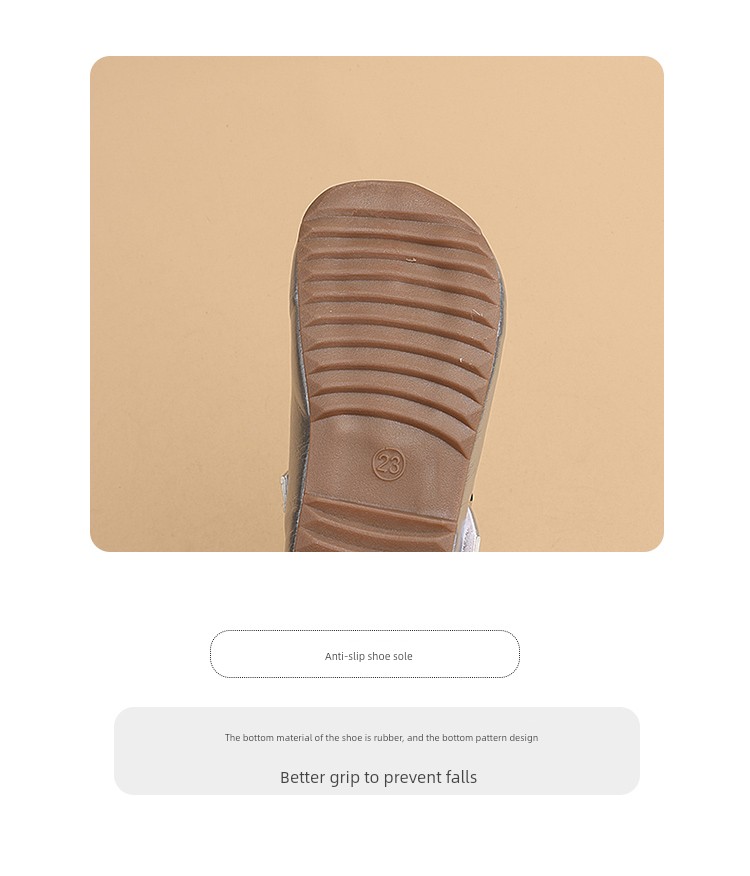 Girls' Fashionable Versatile Bowknot 2026 Spring and Autumn New Style Soft-Soled Leather Shoes, Stylish Princess Shoes, Comfortable Shallow-Mouth Shoes — 12