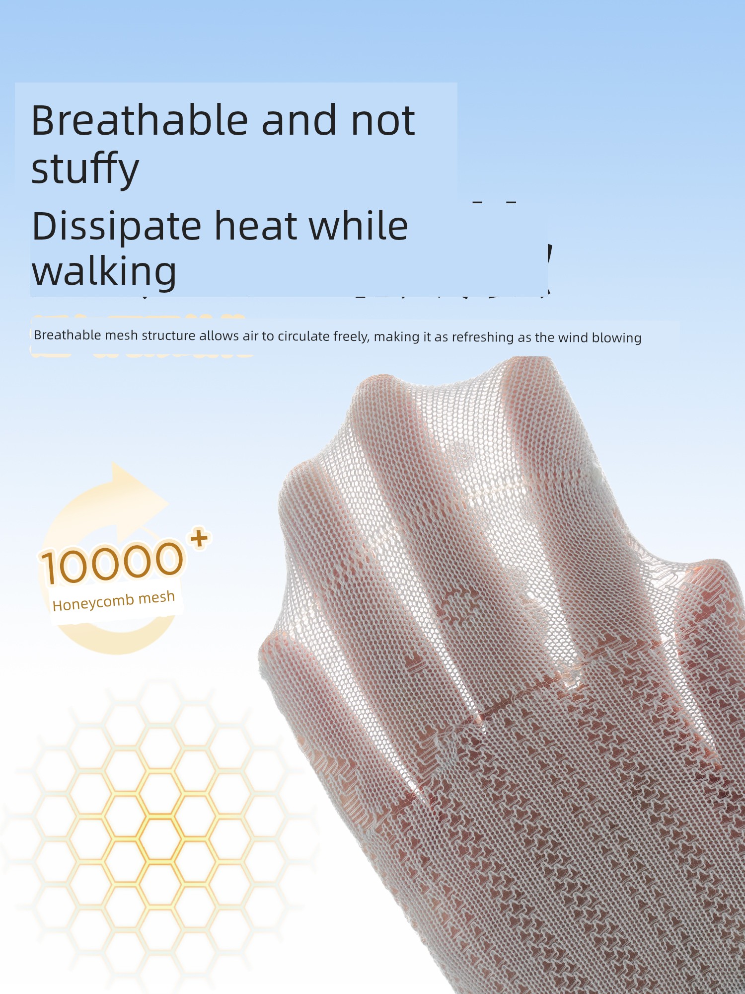 Niduoxiong Summer Indoor Non Slip Cold Insulation Room Socks — 3