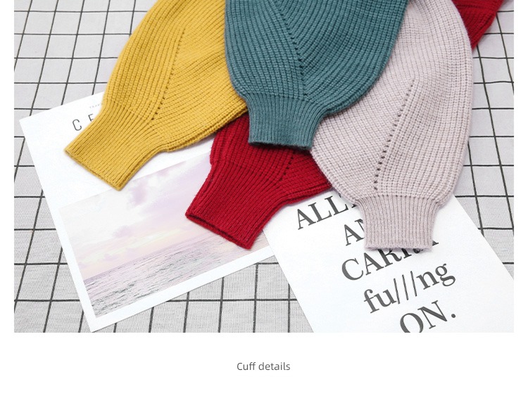 loose coat female Cardigan spring and autumn Korean version Retro Thin money sweater