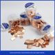 100-piece CPU laptop cooling copper chip, mobile phone pure copper chip graphics card thermal conductivity red copper chip DIY modification