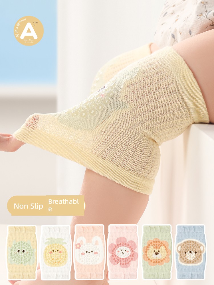 Baby Crawling Kneecap Handy Gadget Summer Day Thin One-Year-Old Baby Toddling Fall Protection Crawling Protective Gear Leg Warmer Not Tight Legs