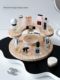Perfume rack Household desktop cosmetic storage box Dressing table step tray Advanced skin care product storage rack