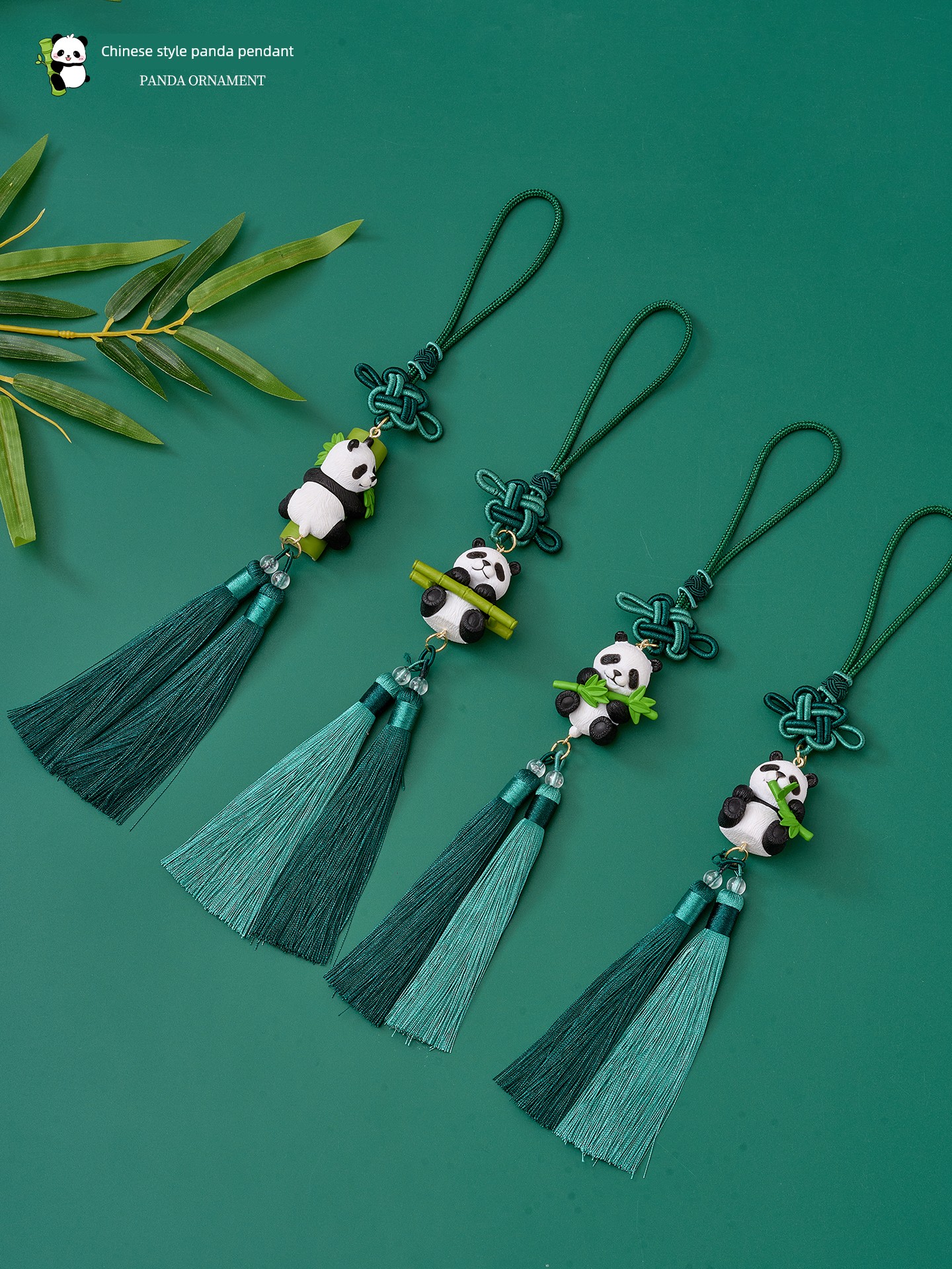 Dragon Boat Festival Hanging Ornaments, Chinese-Style Gifts for Foreigners, Practical Chinese-Style Panda Cultural and Creative Products, Chinese Knot Pendants, Souvenirs