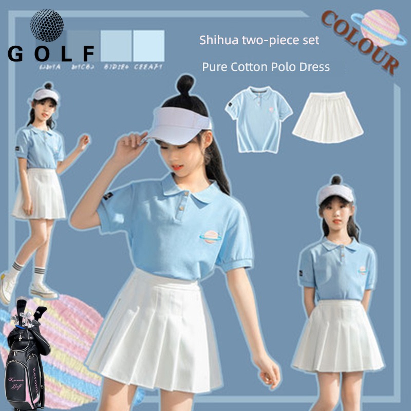 Children's wear clothes Two piece set elastic force badminton golf