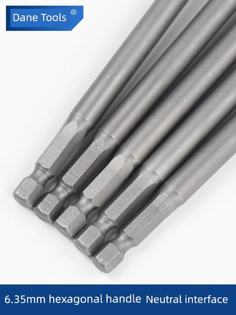 Extended sleeve head long sleeve strong magnetic drill bit head electric wrench hexagonal self-tapping swallow screw 10mm