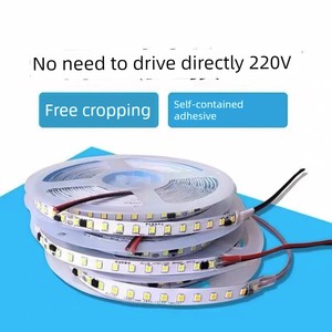 220V Lamp with High-Pressure Ultra-Thin Self-Adhesive Led Line Light For Home Ceiling Wine Cabinet Aluminum Groove Linea