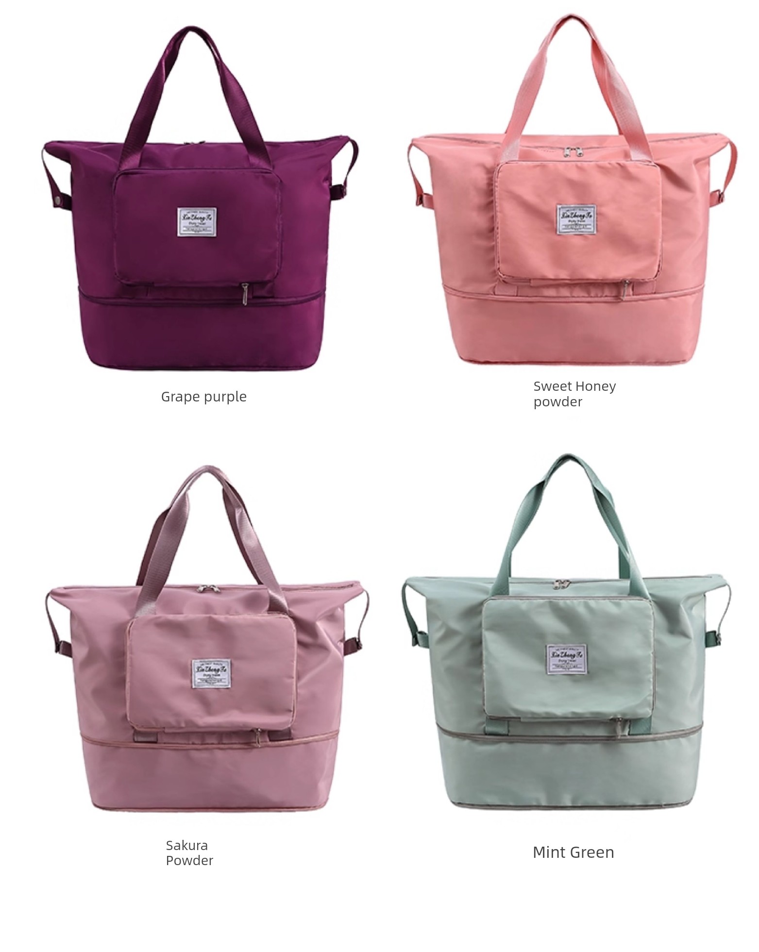 Maternity Special for Maternity Cosmetics Bag Large Capacity Lightweight Short Distance Folding Travel Bag Satchel Luggage Bag for Children — 2