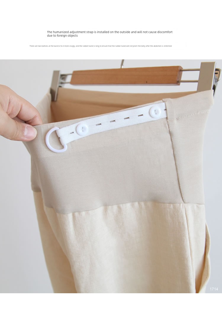 Outwear Summer Thin Casual Cotton and Linen Autumn Maternity Pants — 7
