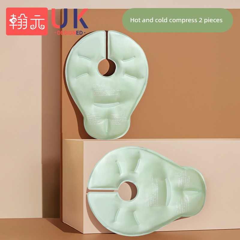 Breast Hot and Cold Compress Pads for Breast Engorgement, Breast Massage, Breast Cold Compress Patch, Postpartum Ice Pack for Unblocking Ducts — 6