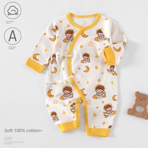 Newborn Baby Clothes from 0 to 3 Months, Class a Pure Cotton, Autumn Season, Male Baby Size 66, Newborn Baby Onesie for 