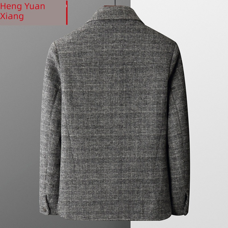 hyz  Autumn and winter Middle aged man Jacket jacket