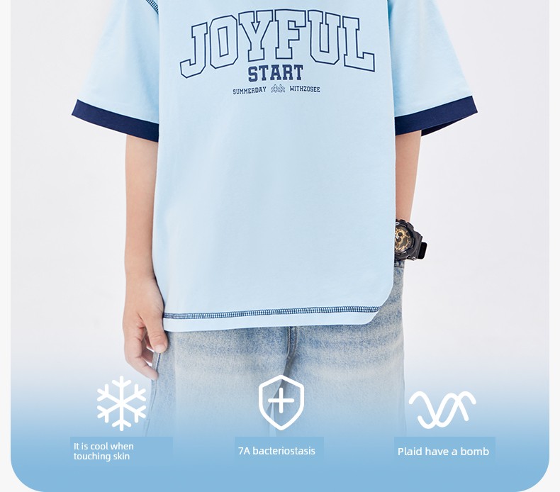 Zuoxi Children's Clothing Boys' Short-Sleeve T-Shirt Children's Long-Sleeve Base Shirt Autumn Wear 2026 New Model Boys' Big Kids' Top — 8