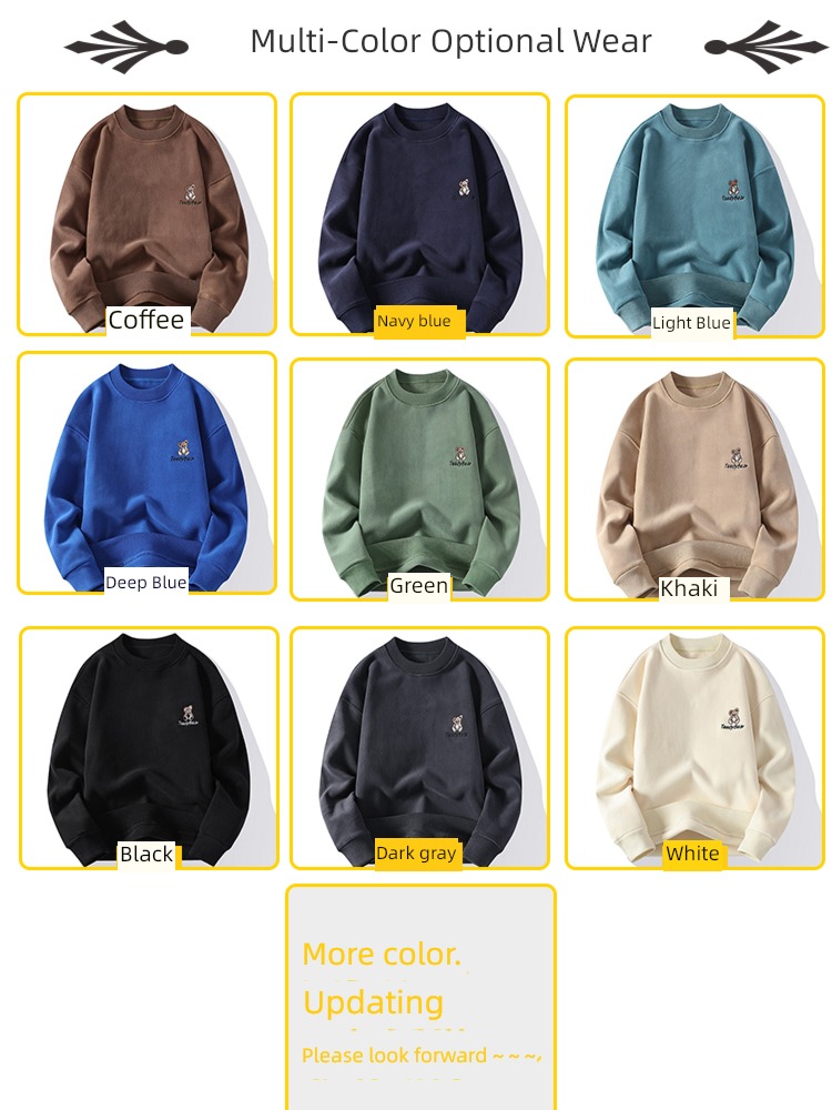 winter Cartoon embossed stamp Zhongshan factory Pullover Sweater
