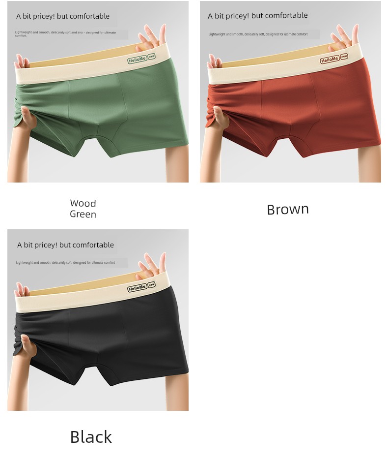 Yalu Pure Cotton Boys' Underwear for Teenagers, Boys in Middle and High School, Developmental Period Children, Medium and Large Children's Boxer Shorts — 10